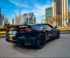 Rent a 2021 Chevrolet Corvette in Palm Jumeirah photo 3