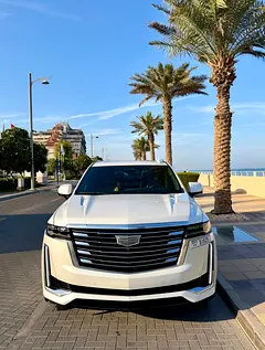 Rent a 2024 Cadillac Escalade in Downtown Dubai photo 2